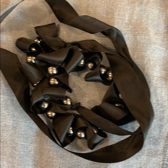 J Crew black pearl and black satin necklace - Picture 5 of 5